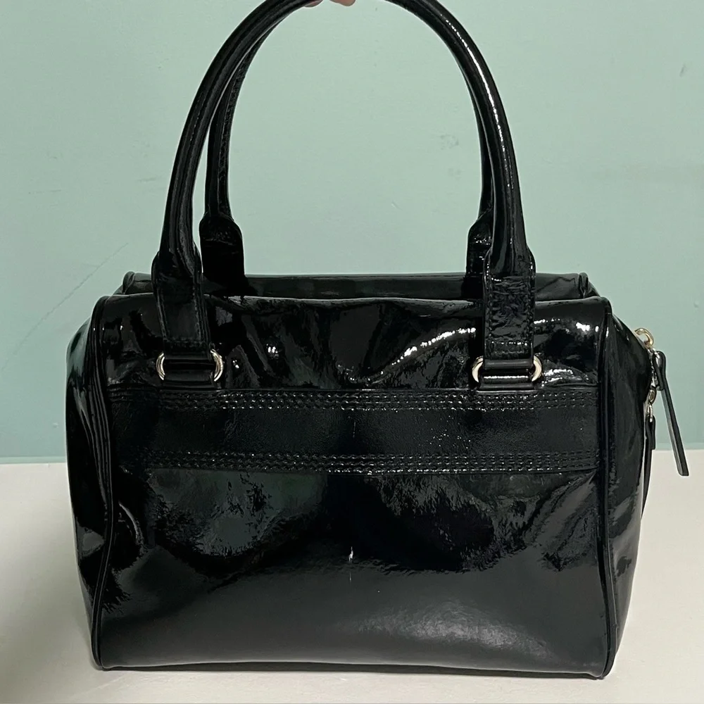 KATE SPADE 'PRIMROSE HILL - Black patent leather Satchel GOLDIE' BAG